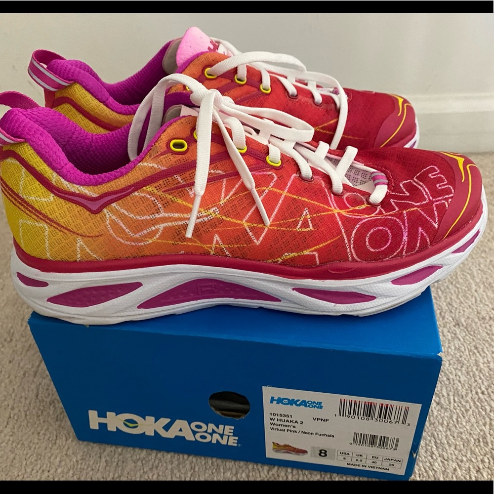 HOKA ONE ONE
HUAKA 2 SHOES - 8 WOMEN'S Road/Trail 👟 🏃🏻‍♀️💨
